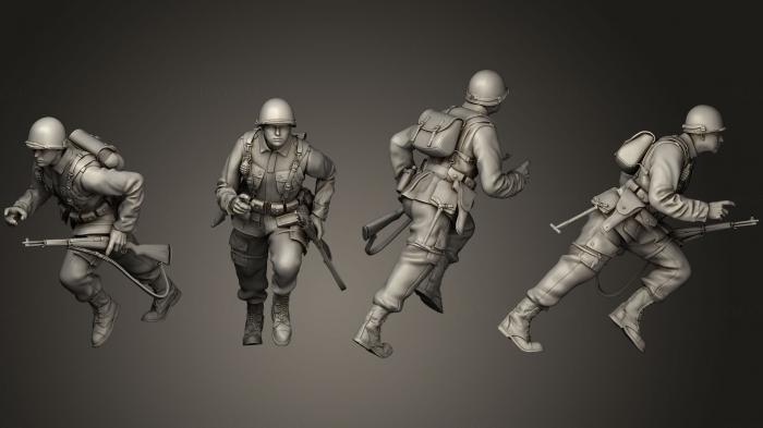 Military figurines (STKW_0229) 3D model for CNC machine